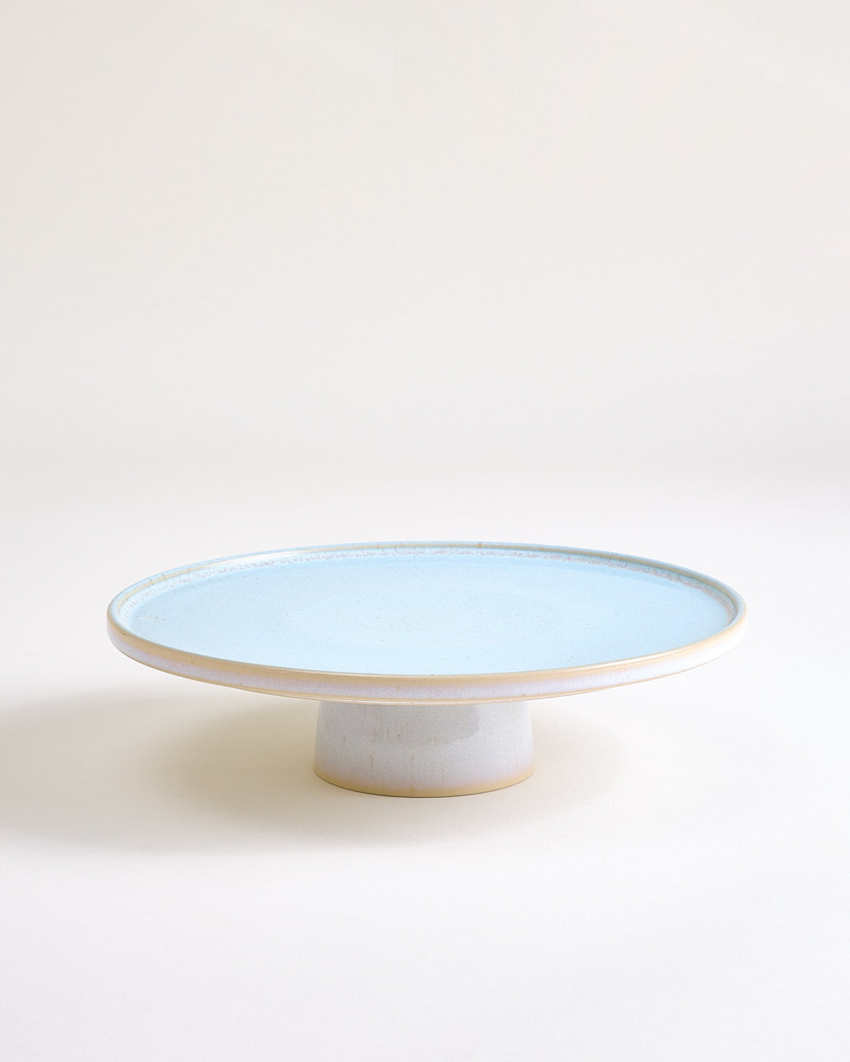 Areia - Large cake plate azure