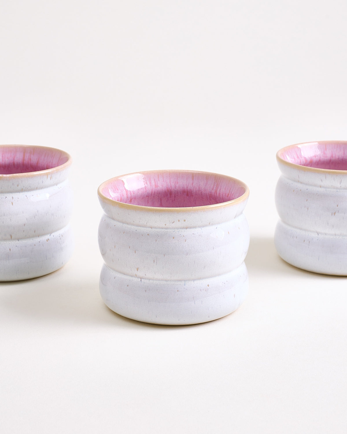 Areia Becher klein bubble rosé 4er-Set