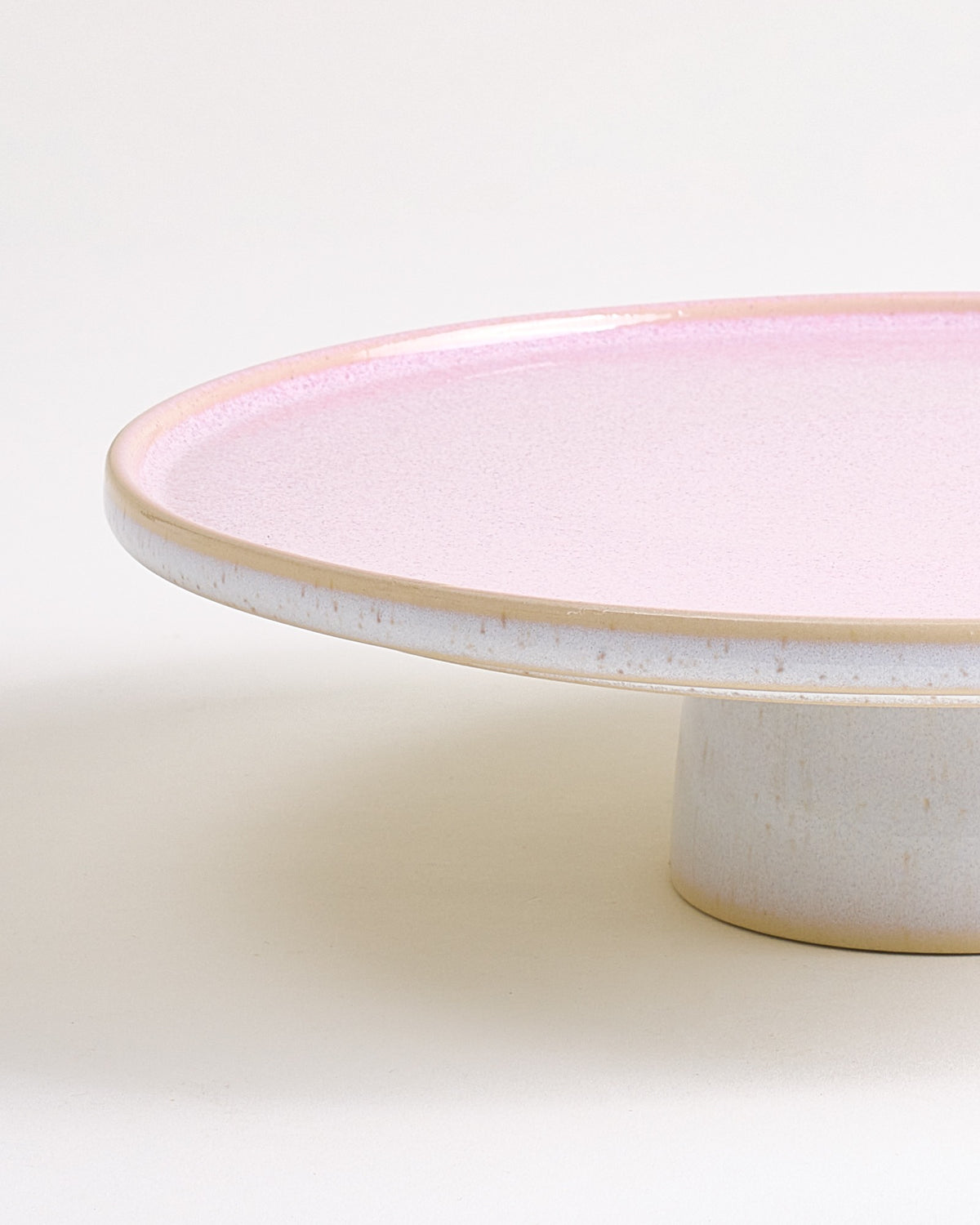 Areia - Large cake plate rosé