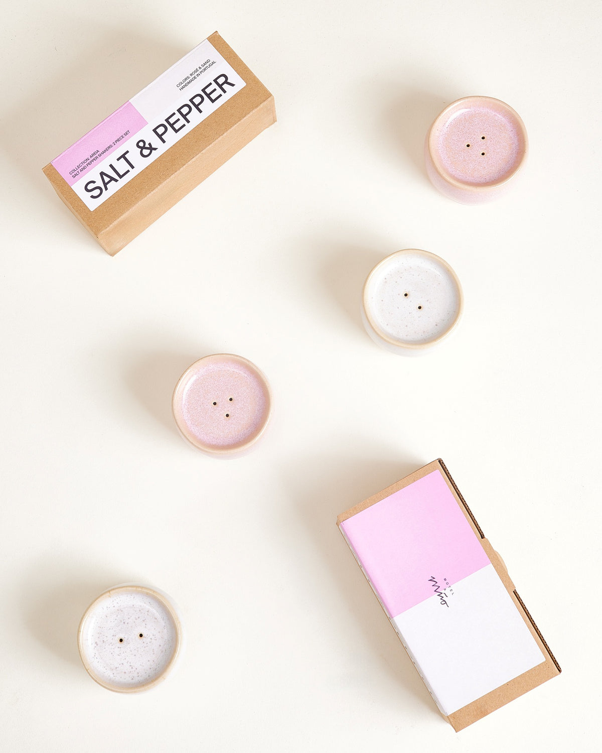 Areia Salz- & Pfefferstreuer sand rosé