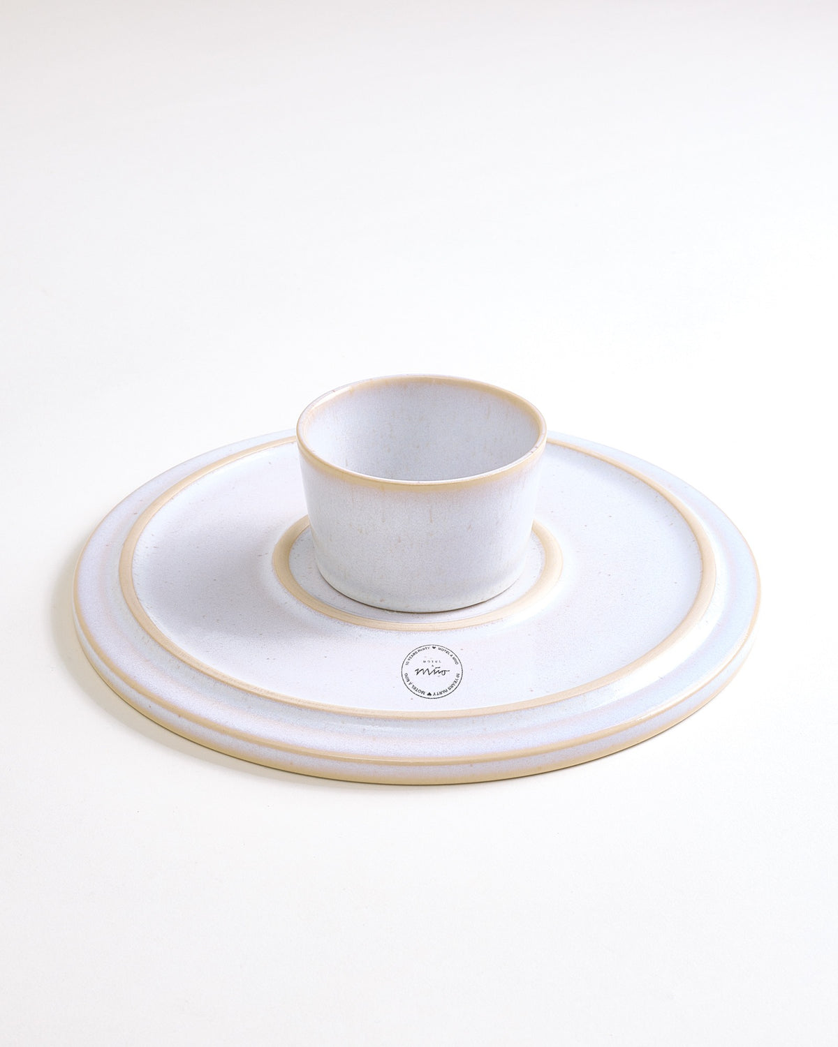 Areia - Large cake plate azure