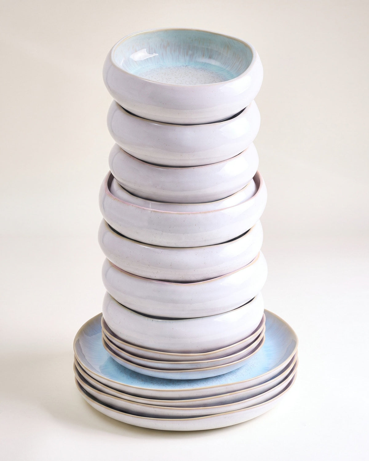 MaM x aripastaclub - Set di stoviglie organico azzurro 16 pezzi