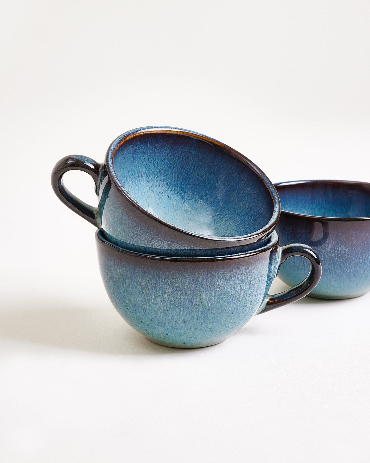 Madeira Cappuccinotasse classic grünblau