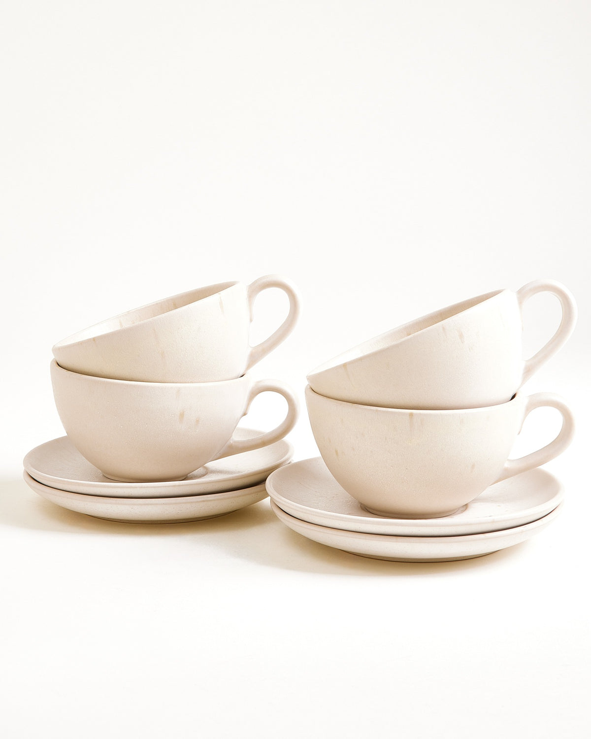 Sintra Teetasse & Untertasse groß classic sand 4er-Set