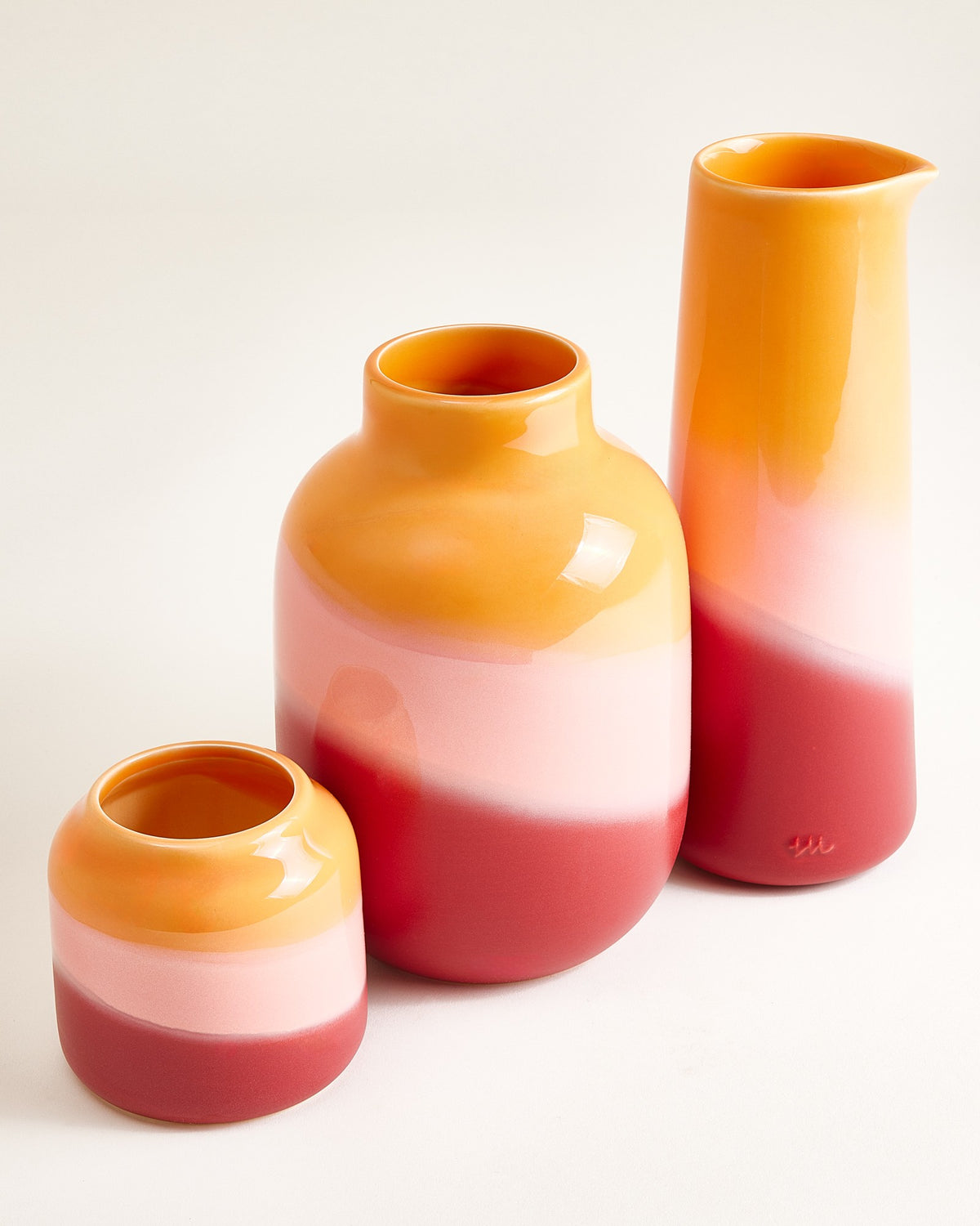 Nuno - Vaso M arancione, rosa, rosso
