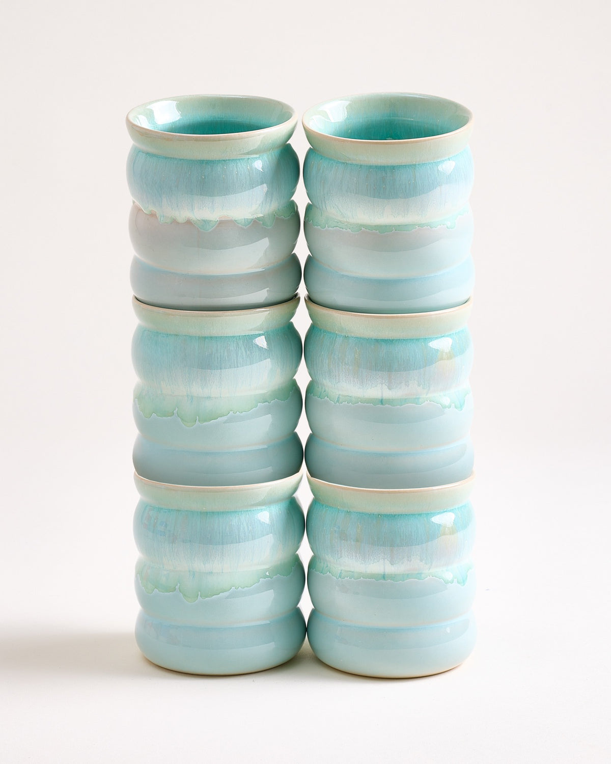 Bica Becher groß bubble mint 6er-Set