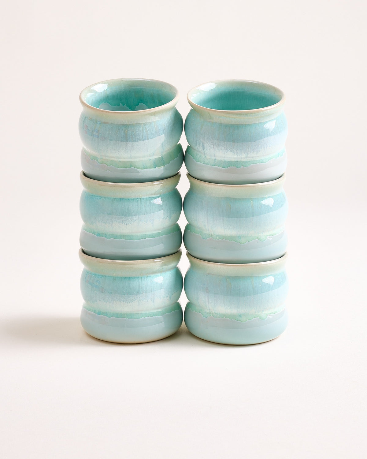 Bica Becher klein bubble mint 6er-Set