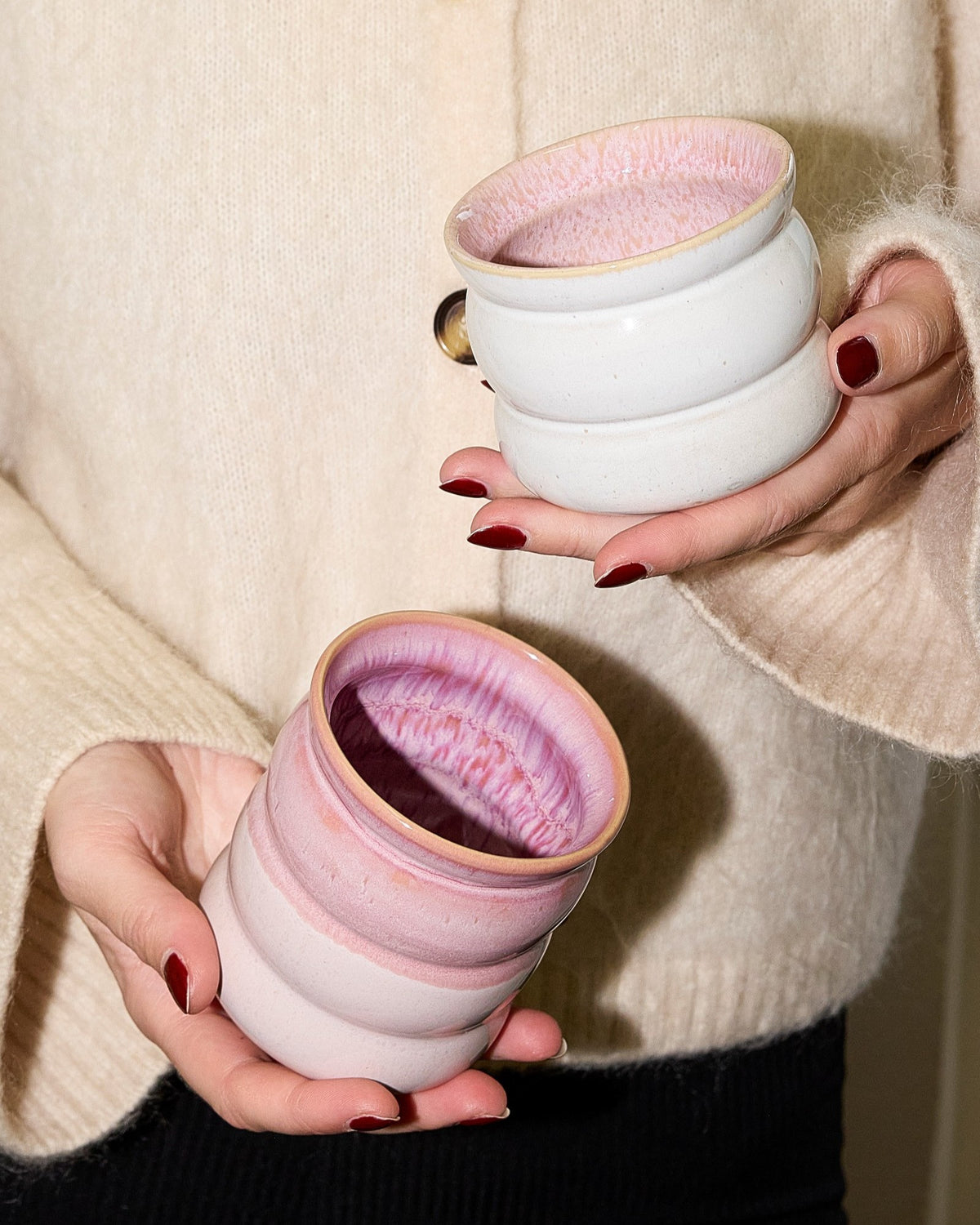 Bica Becher groß bubble pink
