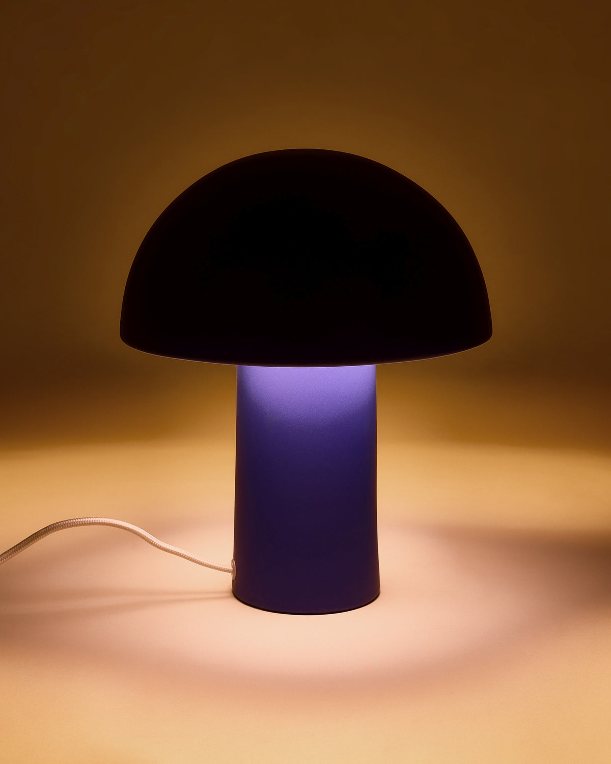 Cogumelo Keramiklampe dunkelblau