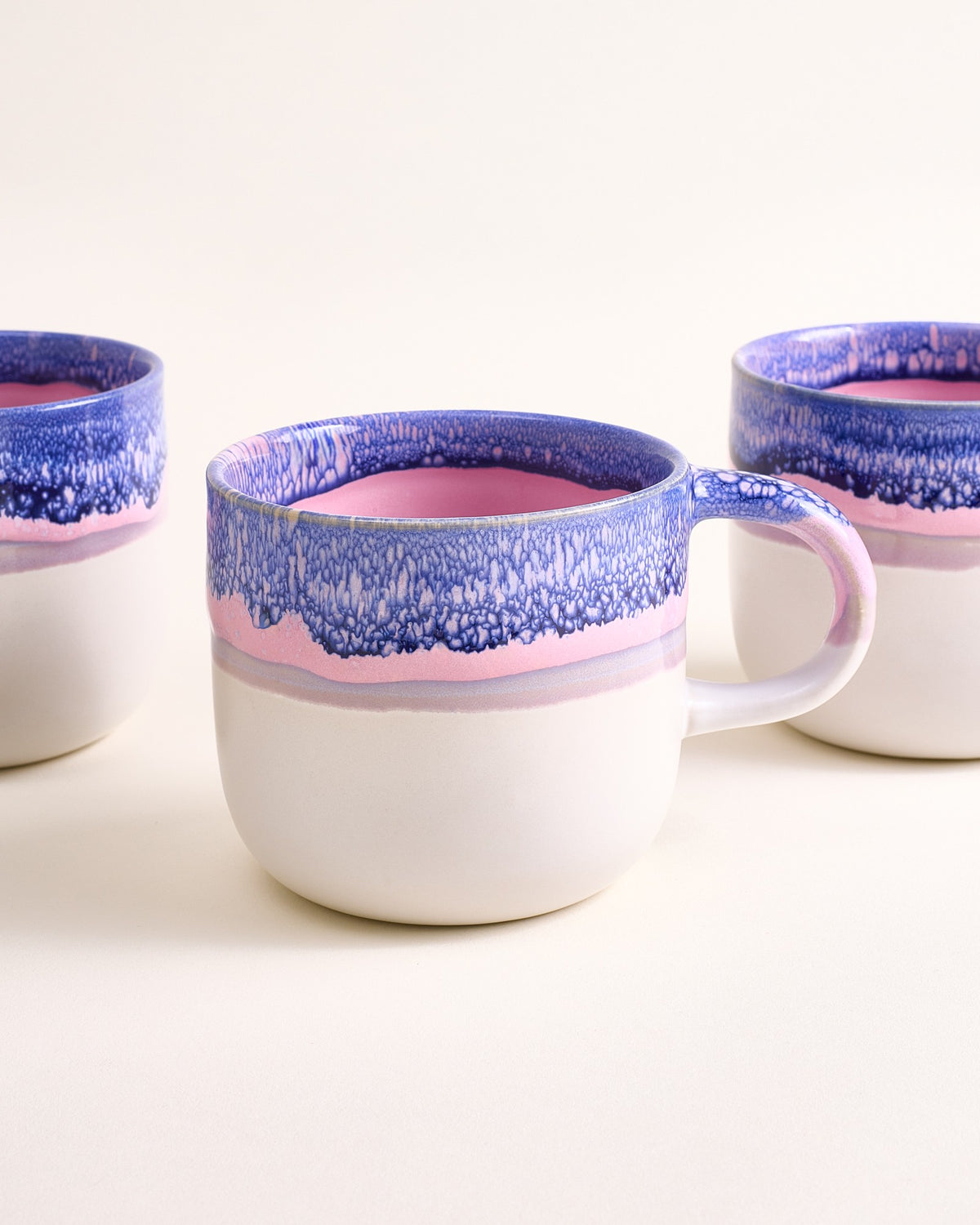 Coimbra Tasse groß blau lila 4er-Set