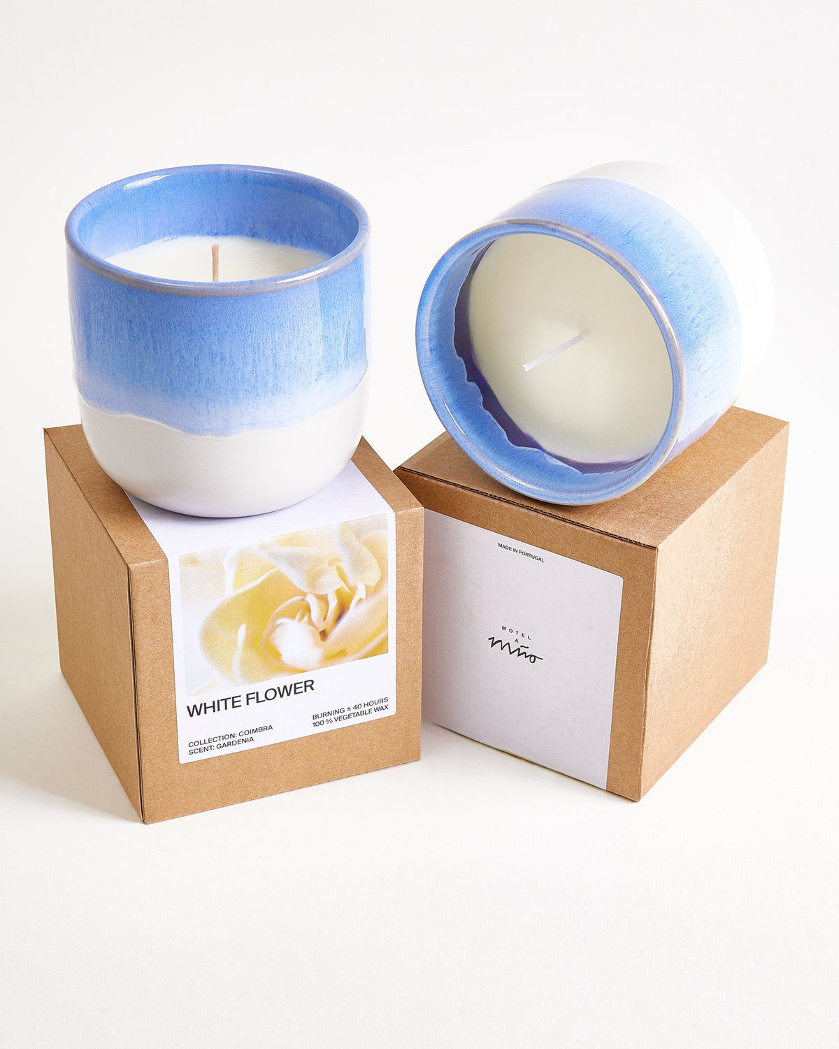 Coimbra - Scented candle White Flower cornflower