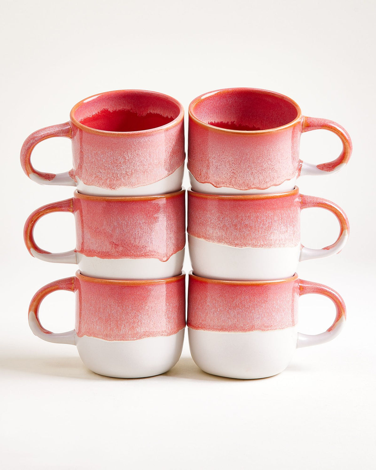 Coimbra Tasse groß pink 6er-Set