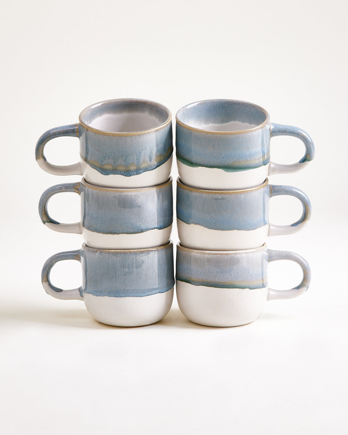 Coimbra Tasse klein graublau 6er-Set