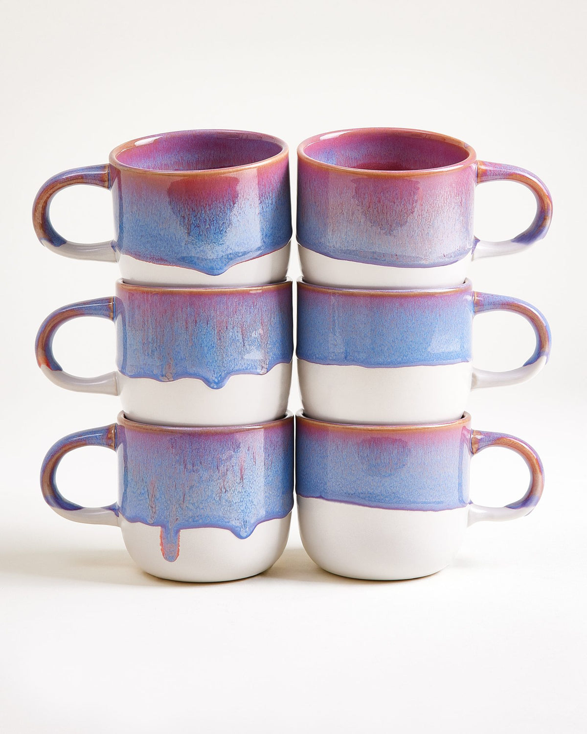 Coimbra Tasse groß lila 6er-Set