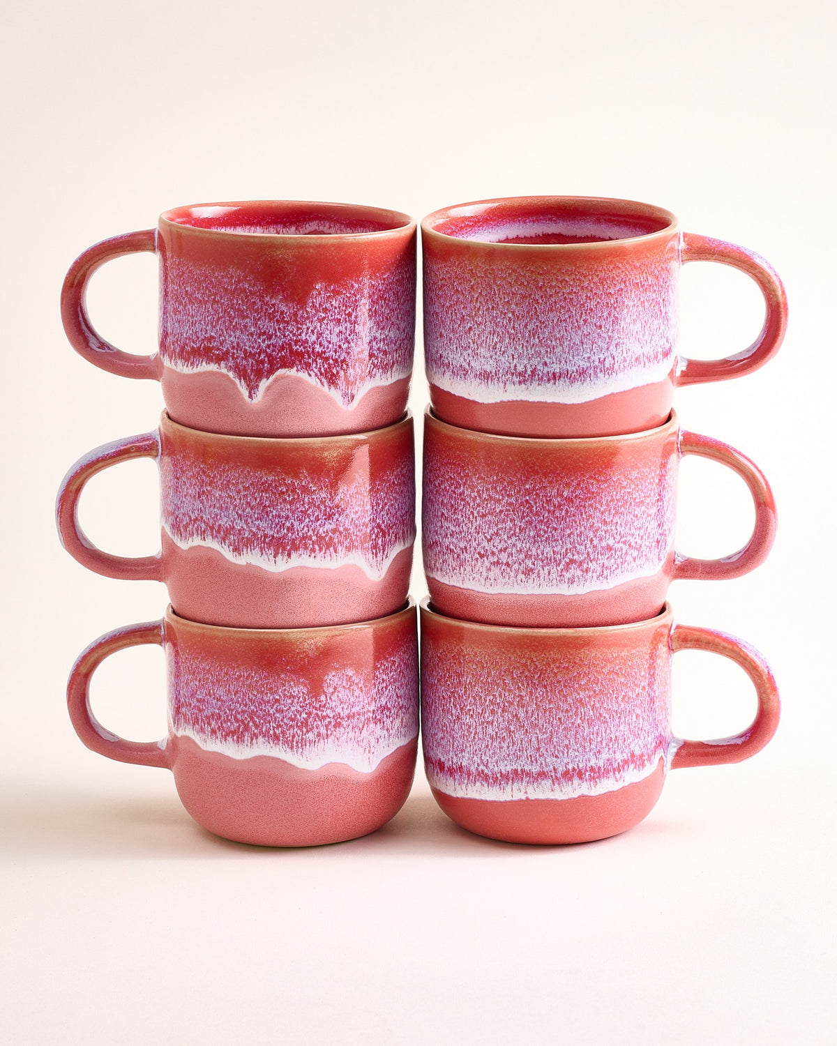 Coimbra - Tazza grande rosso Set da 6