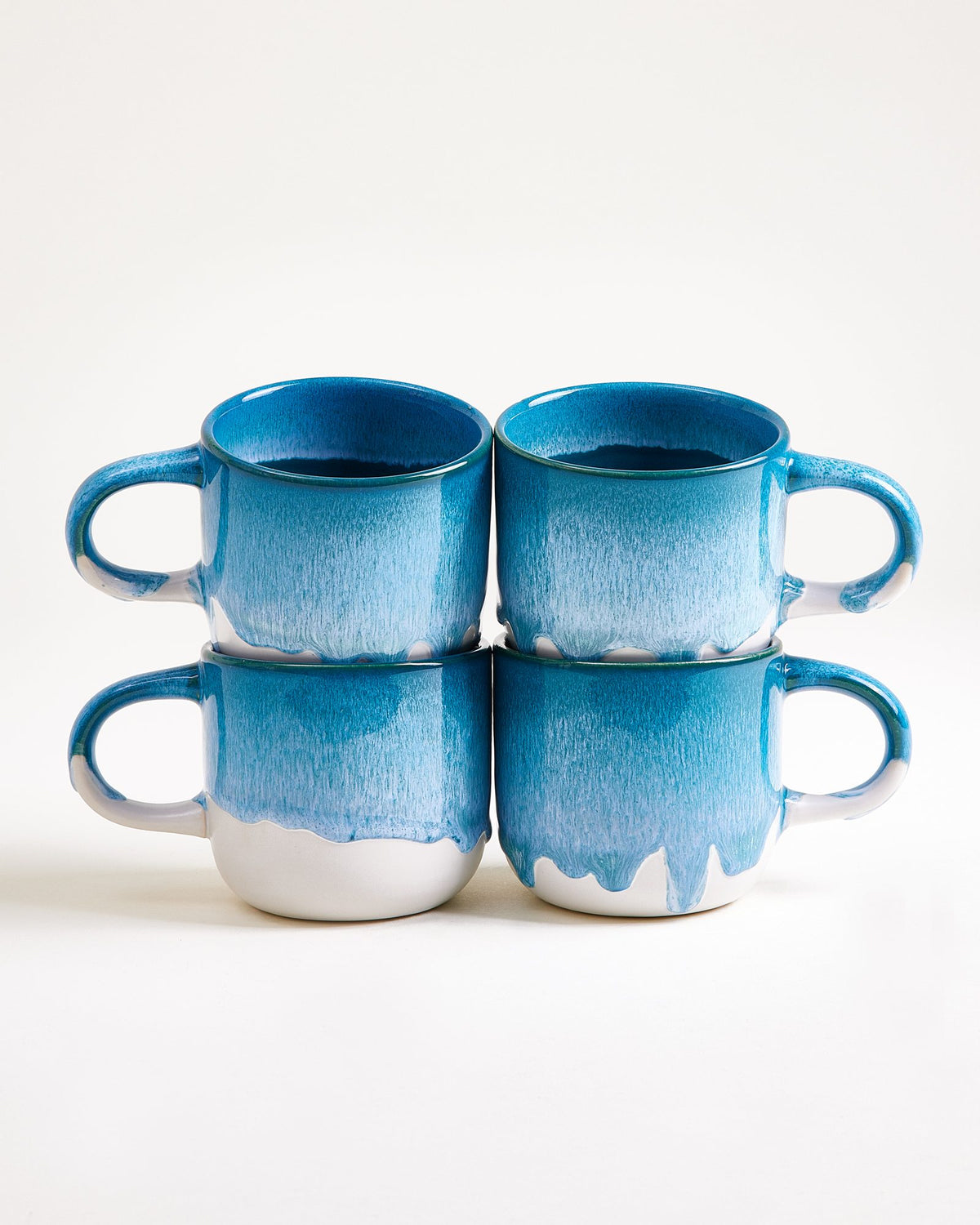 Coimbra Tasse groß türkis 4er-Set