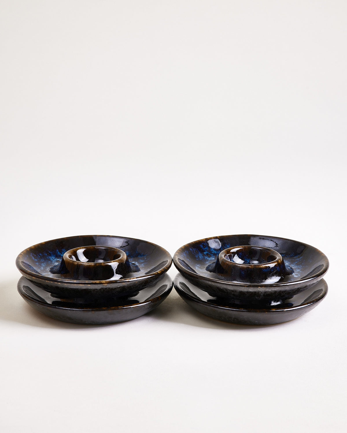 Cordoama - Egg cup dark blue Set of 4