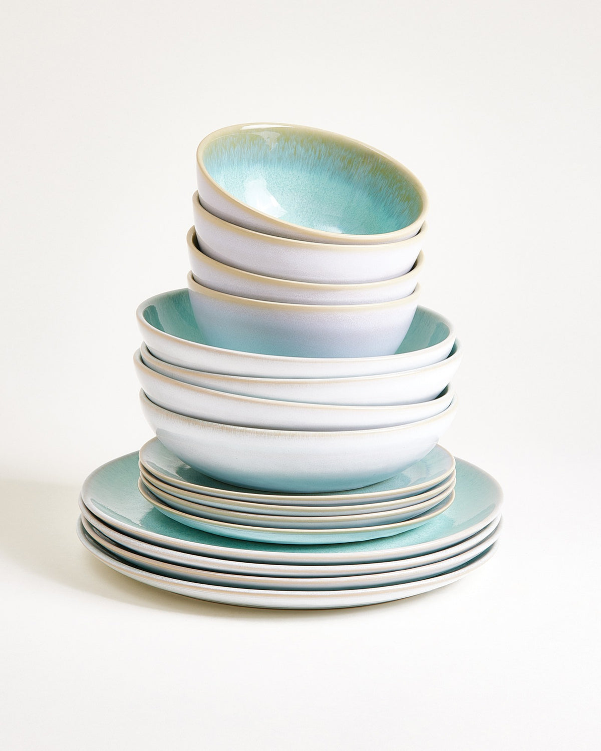 Cordoama Geschirr-Set classic mint 16-teilig