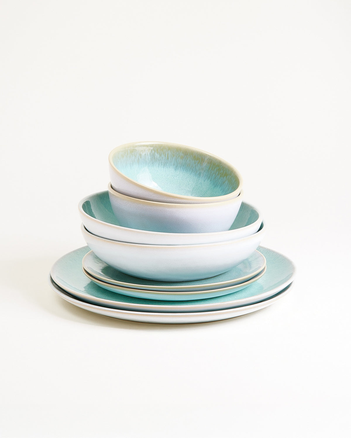 Cordoama Geschirr-Set classic mint 8-teilig