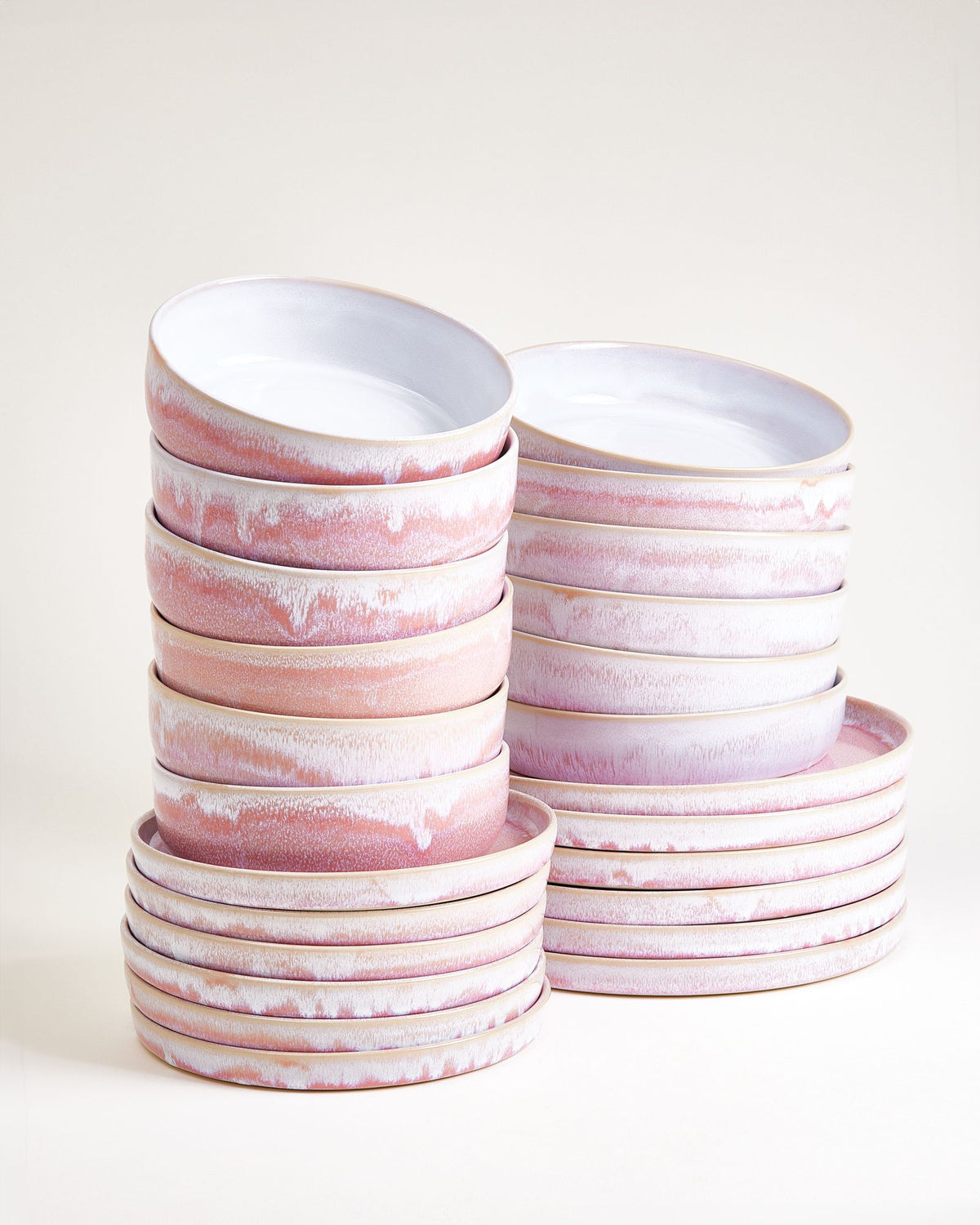 Cordoama Geschirr-Set modern rosé 24-teilig
