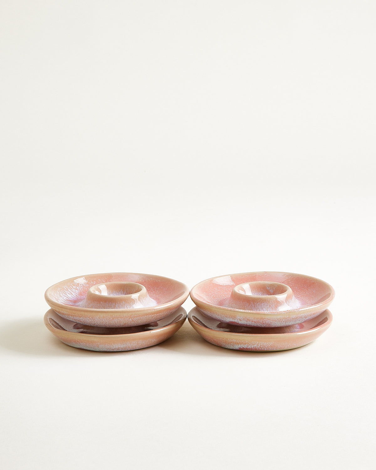 Cordoama : coffret de coquetiers rose, lot de 4