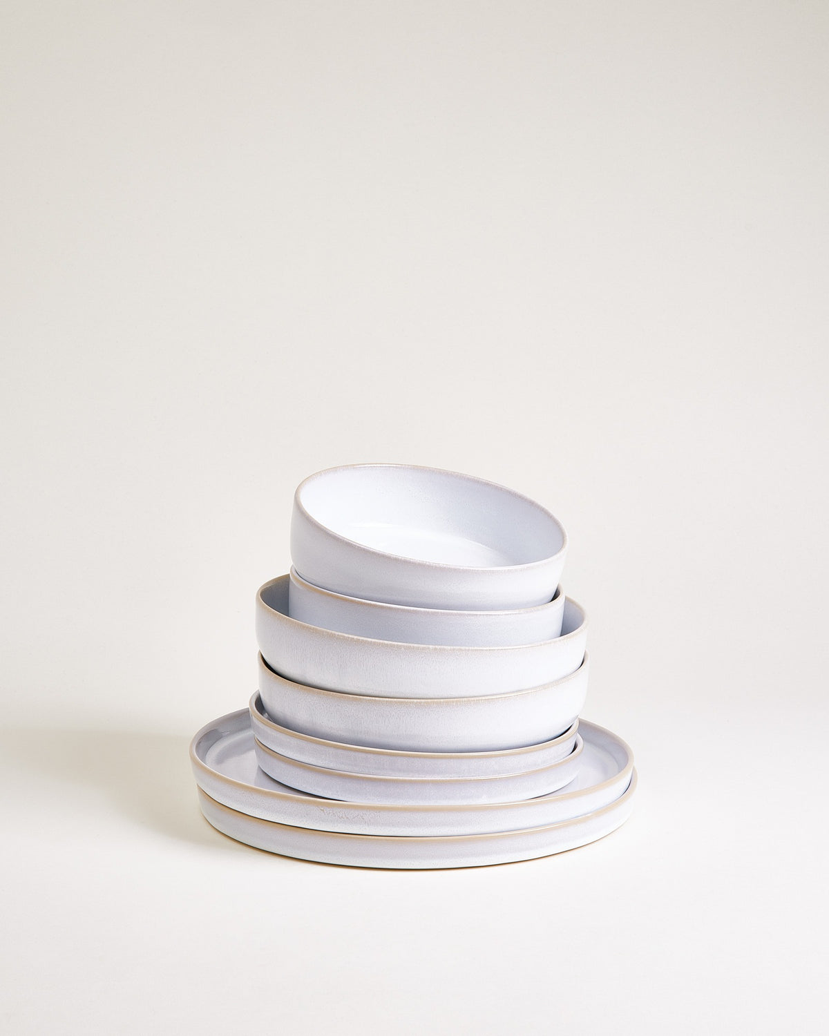 Cordoama Geschirr-Set modern weiß 8-teilig