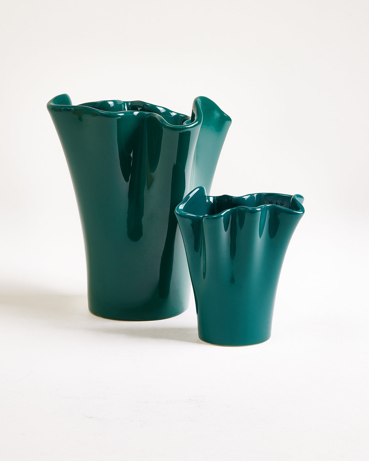 Duna - Vase S dark green