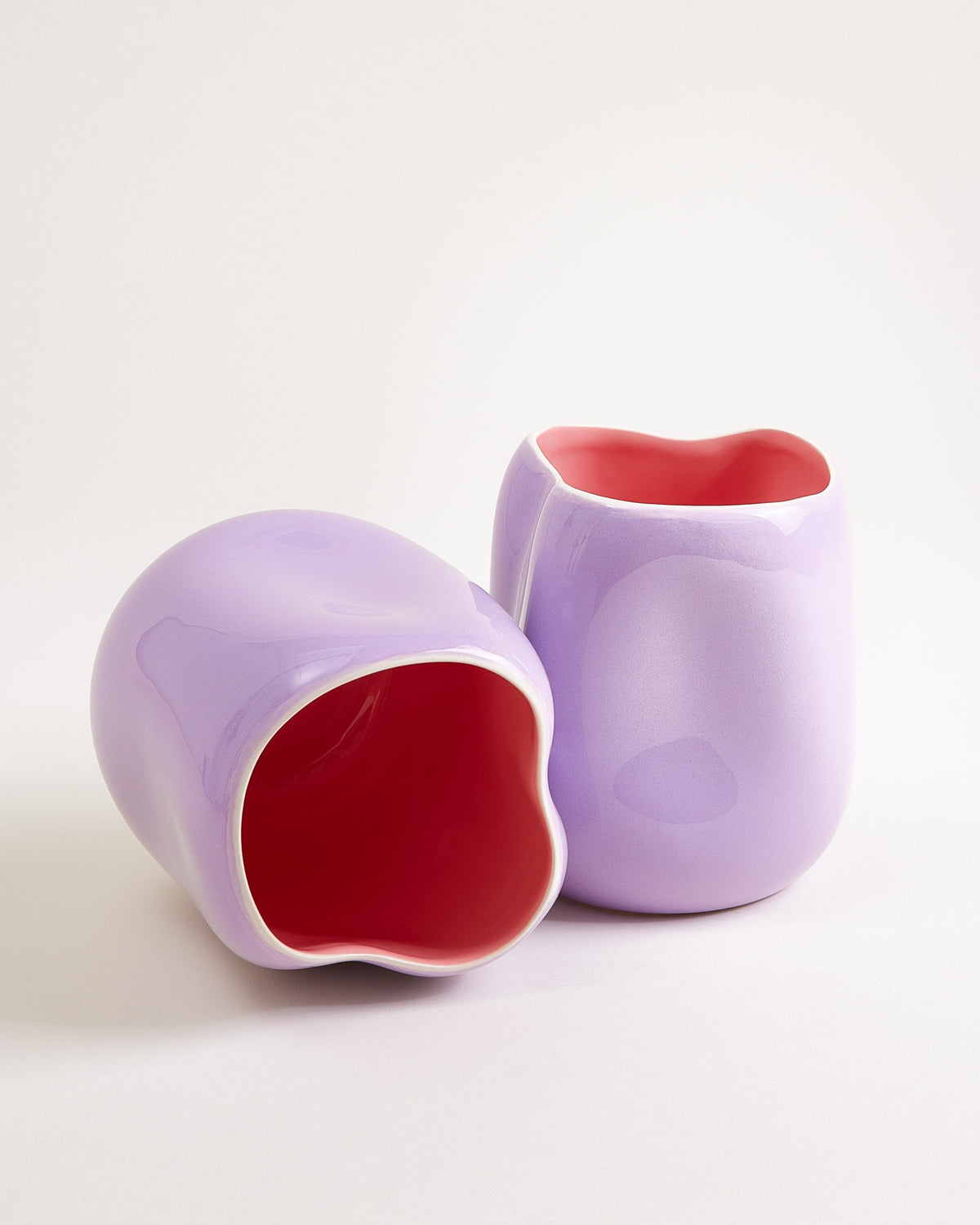 João - Vaso M lilla e rosa