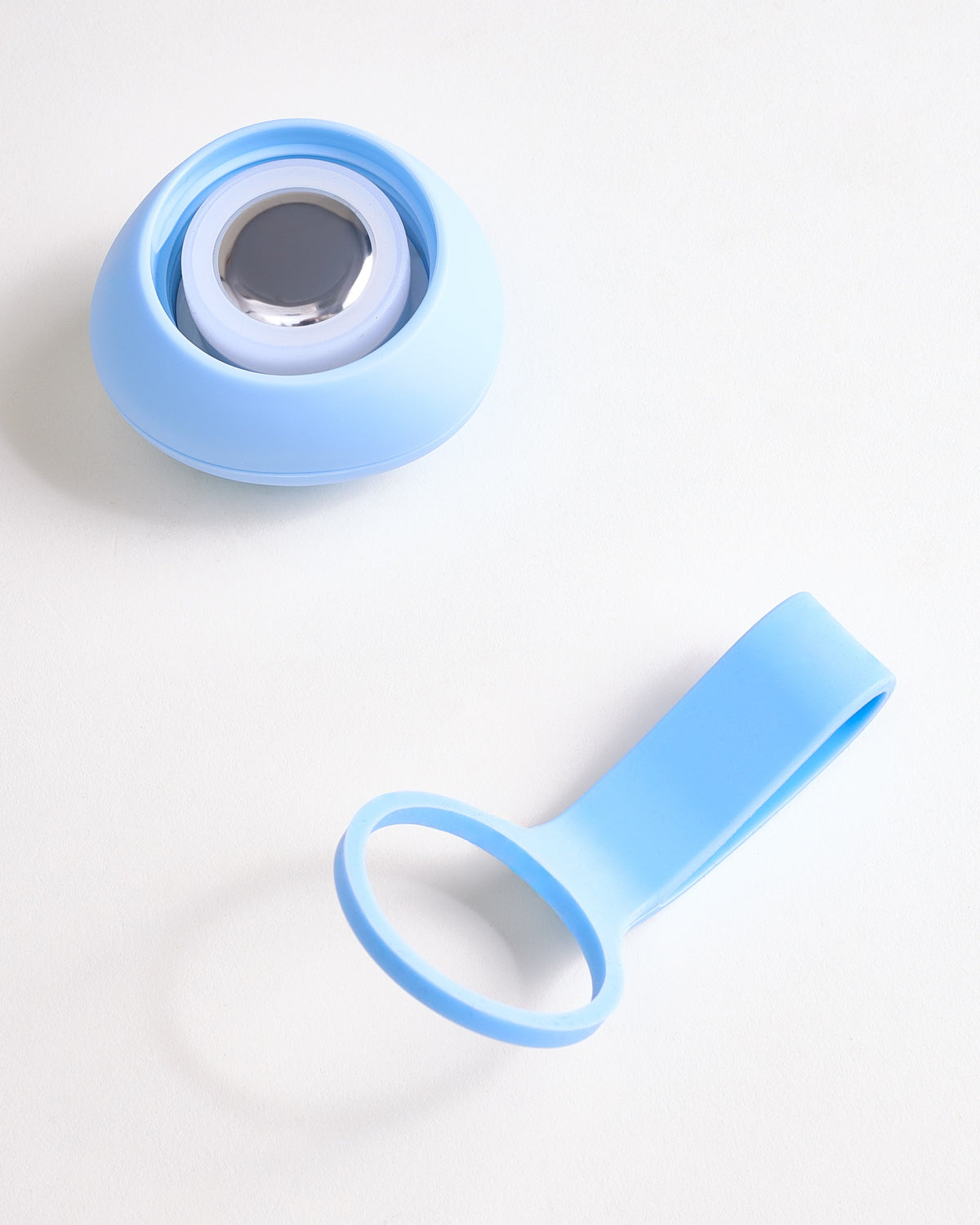 Lola - Bouchon de bouteille avec boucle bleu clair