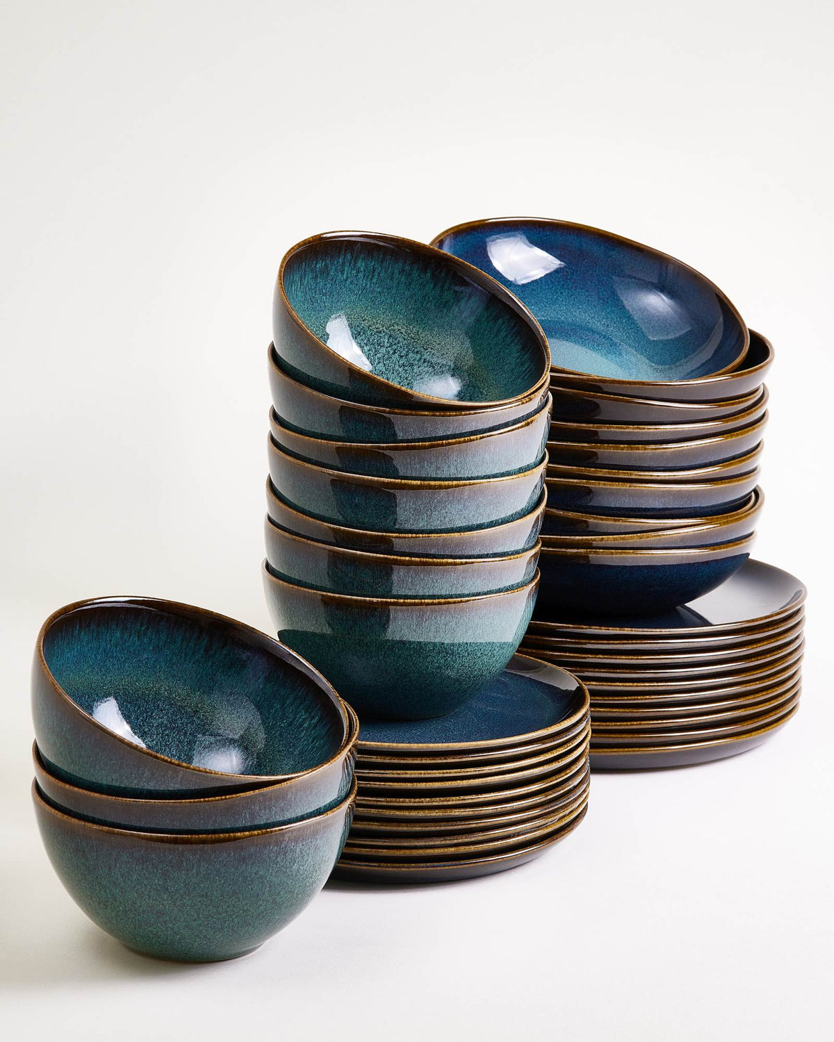 Melides - Tableware set oceanblue 40 pieces