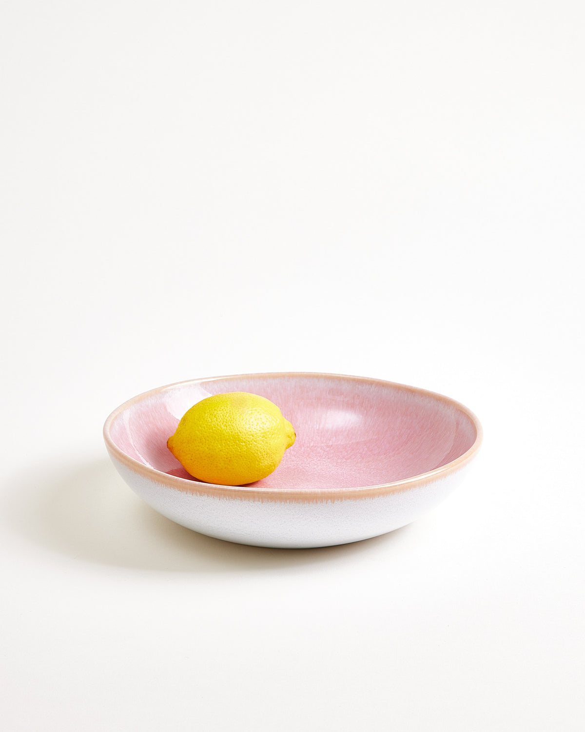 Melides - Assiette à pâtes rosé