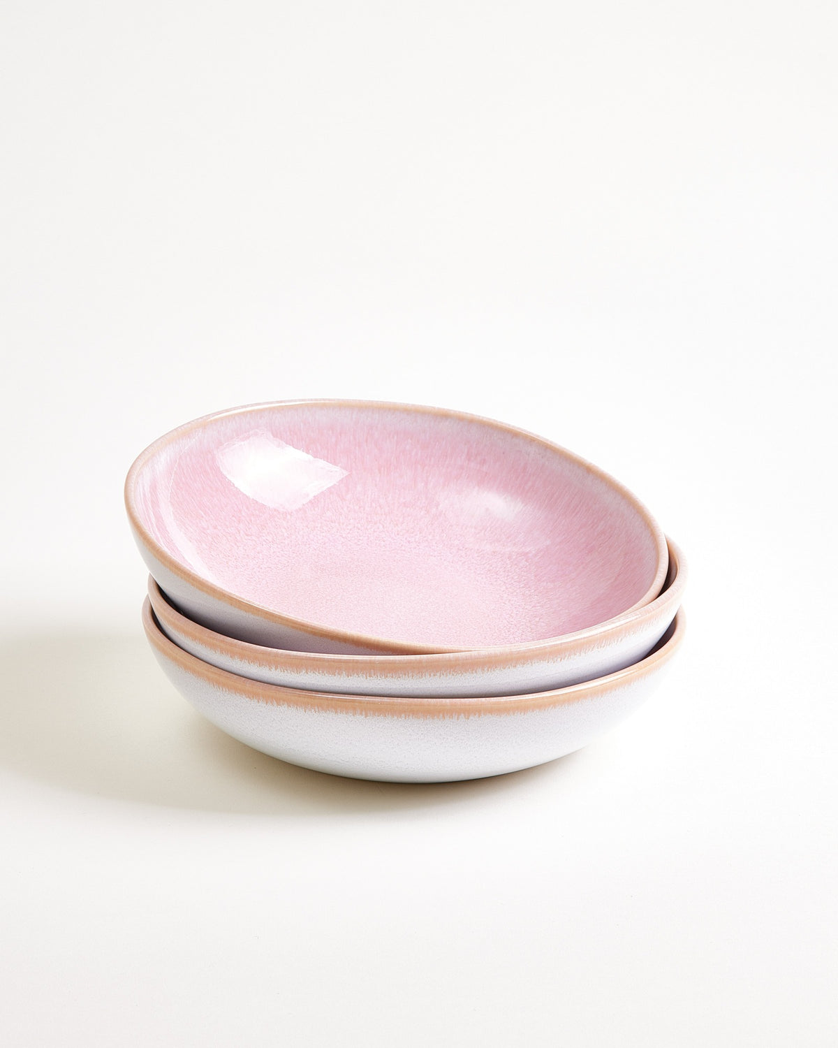 Melides - Assiette à pâtes rosé