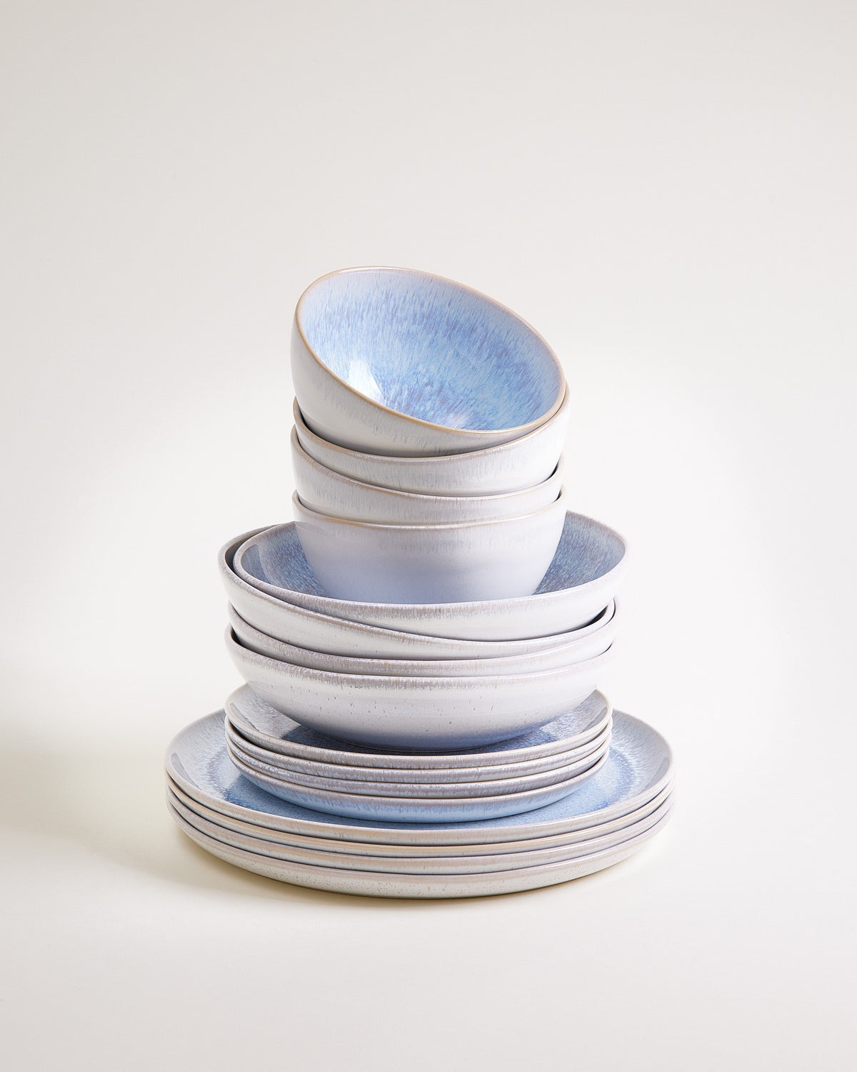 Melides Geschirr-Set stoneblue 16-teilig
