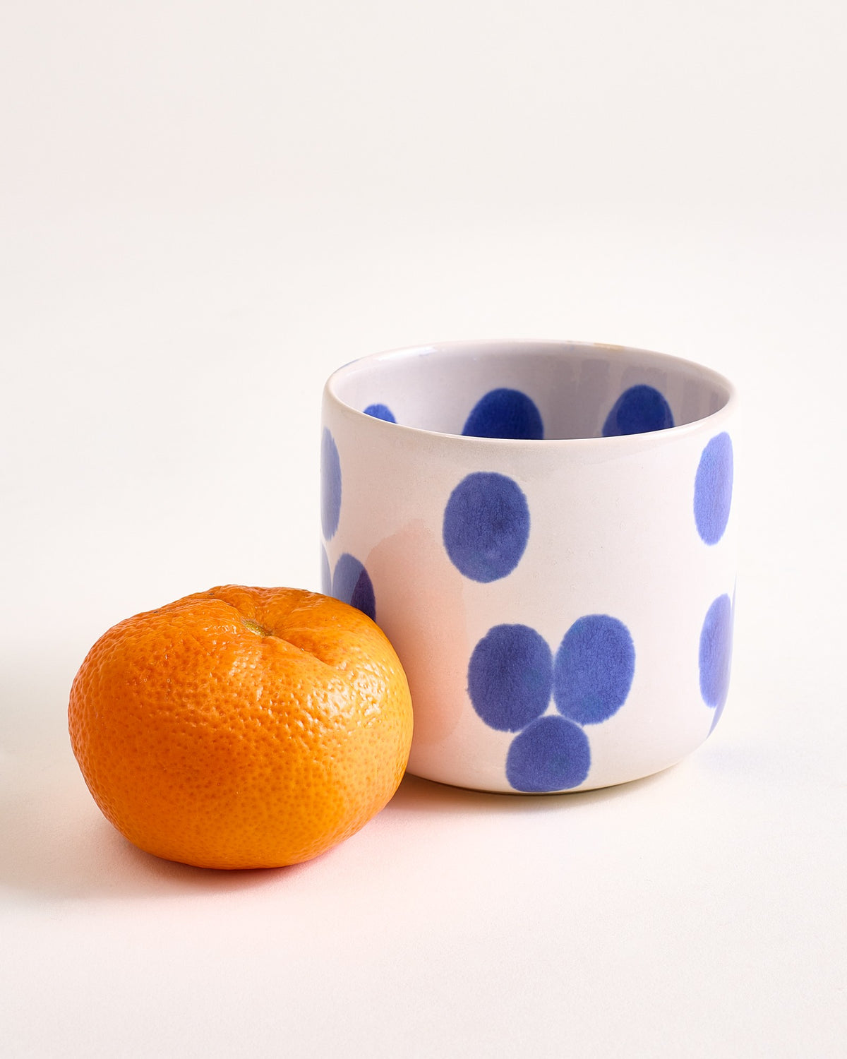 Nódoa - Large cup dotted blue