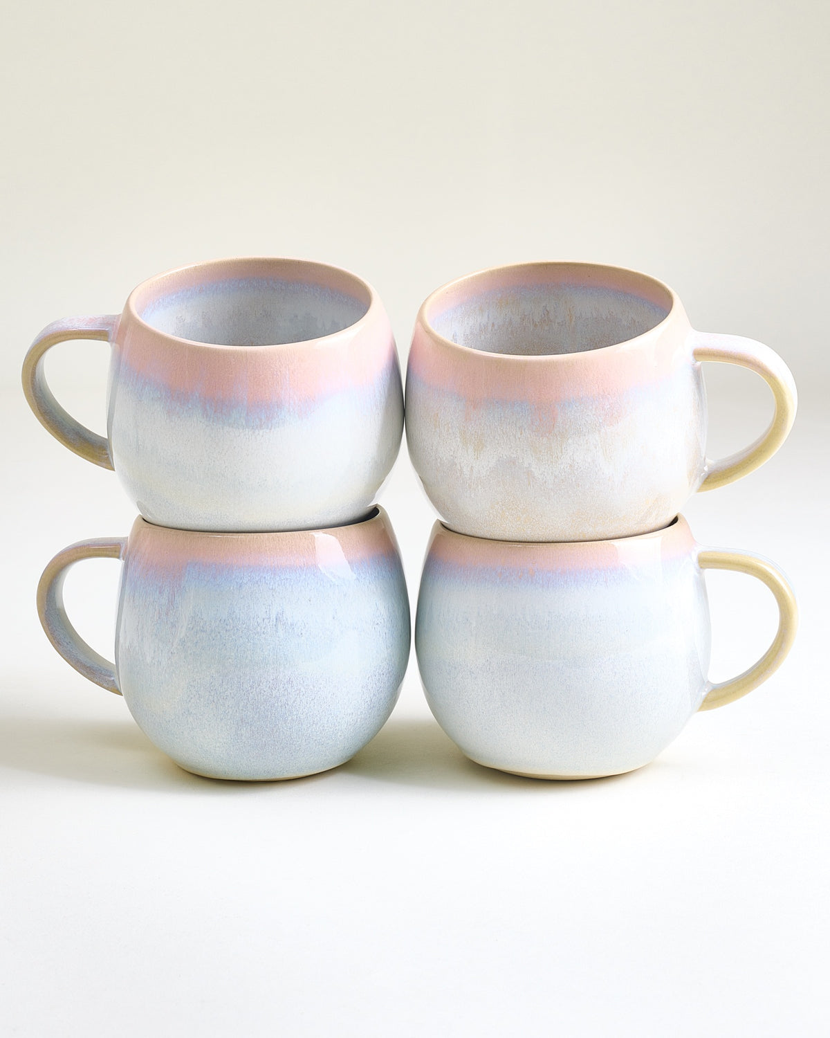 Nola Tasse groß rosé blau 4er-Set