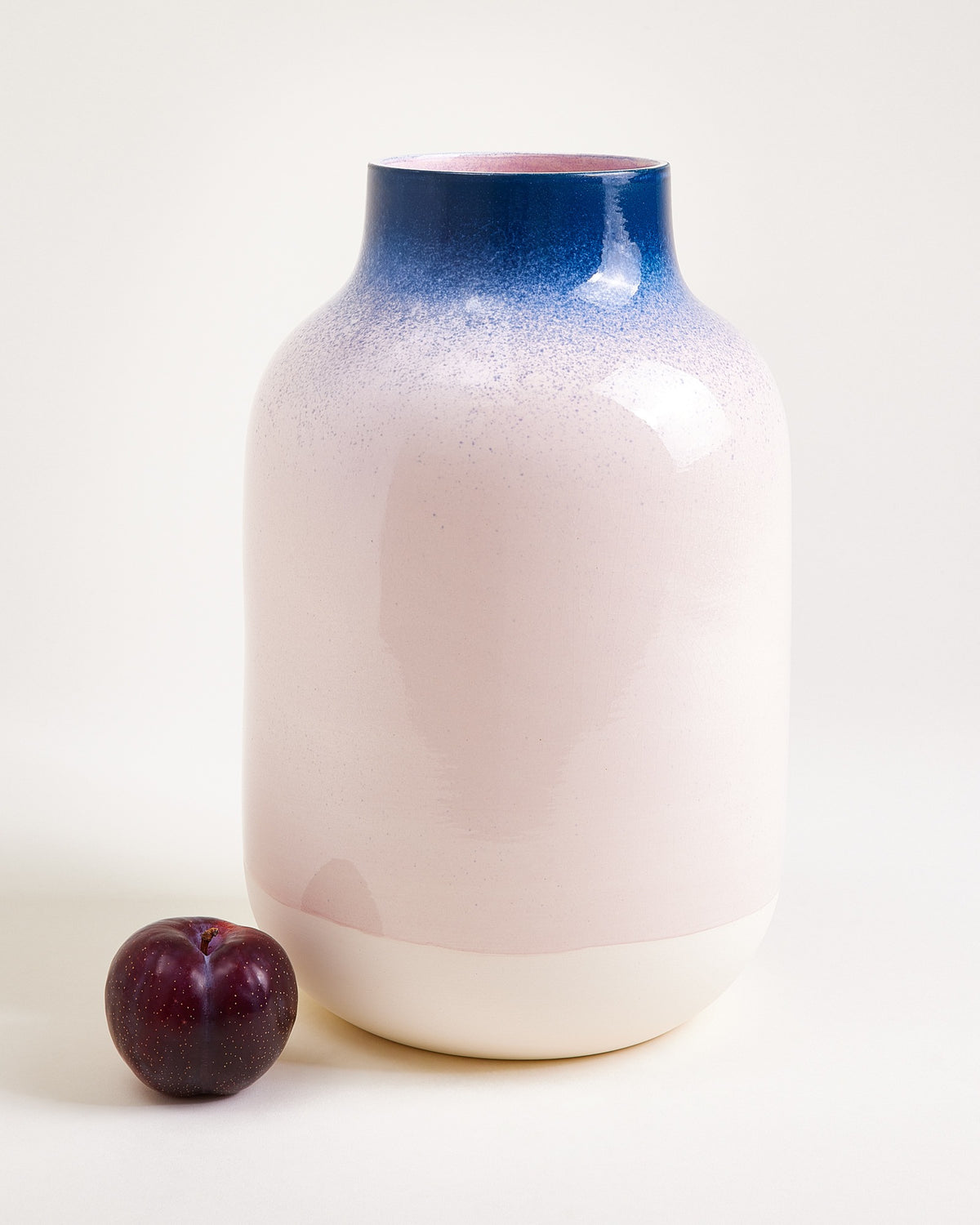 Nuno - Vaso L maculato blu rosa