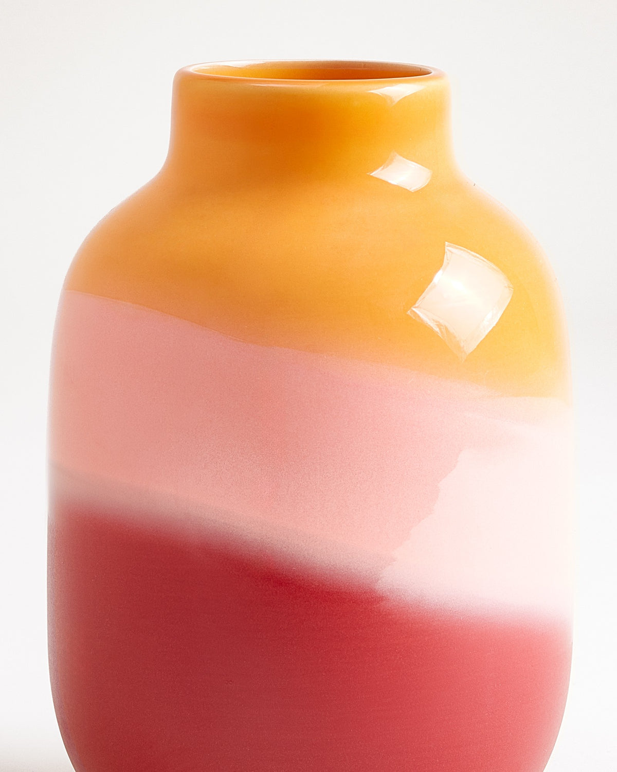 Nuno - Vaso M arancione, rosa, rosso