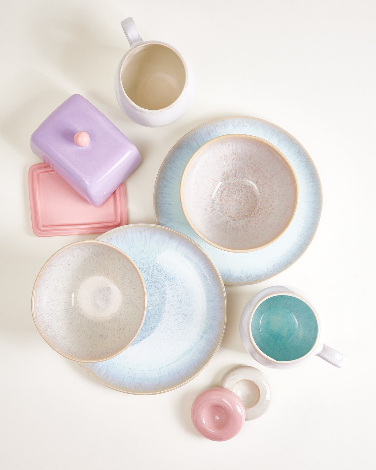 Geschirr-Set Pastel Dreams mix 9-teilig