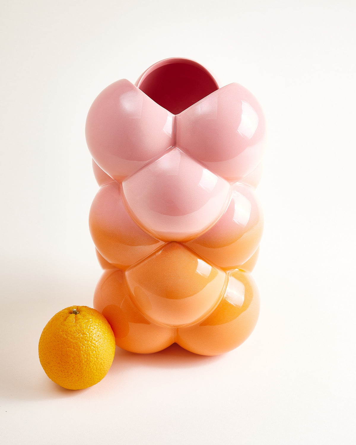 MaM x Patrick Vogel Vase L rosa orange