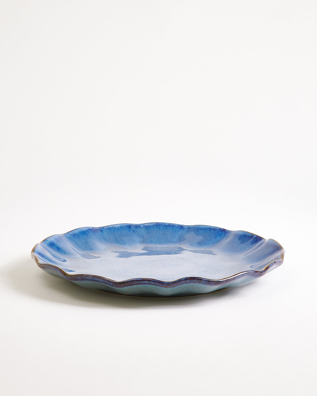 Pérola - Large plate shell dark blue