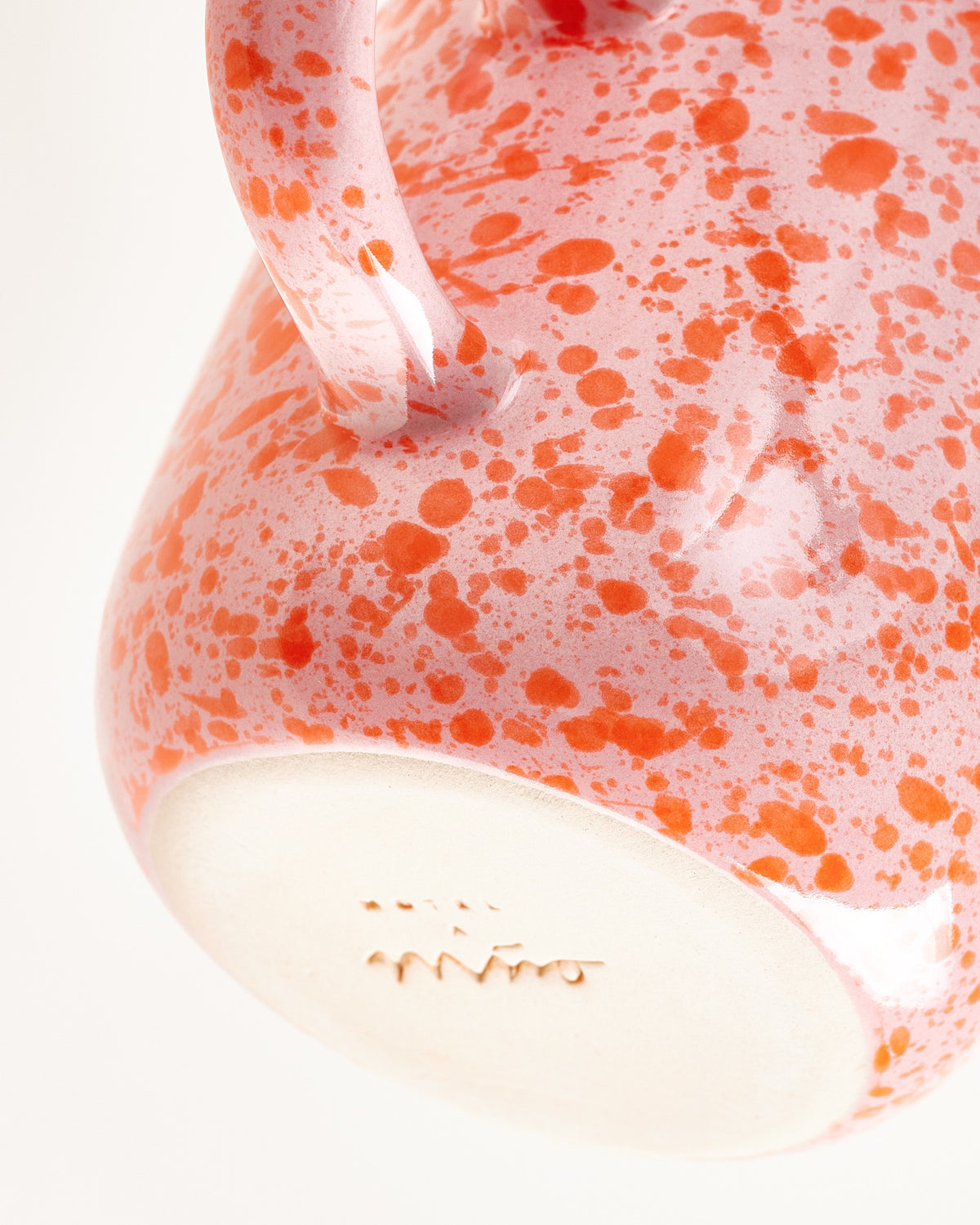 Pinta Tasse groß rosa orange
