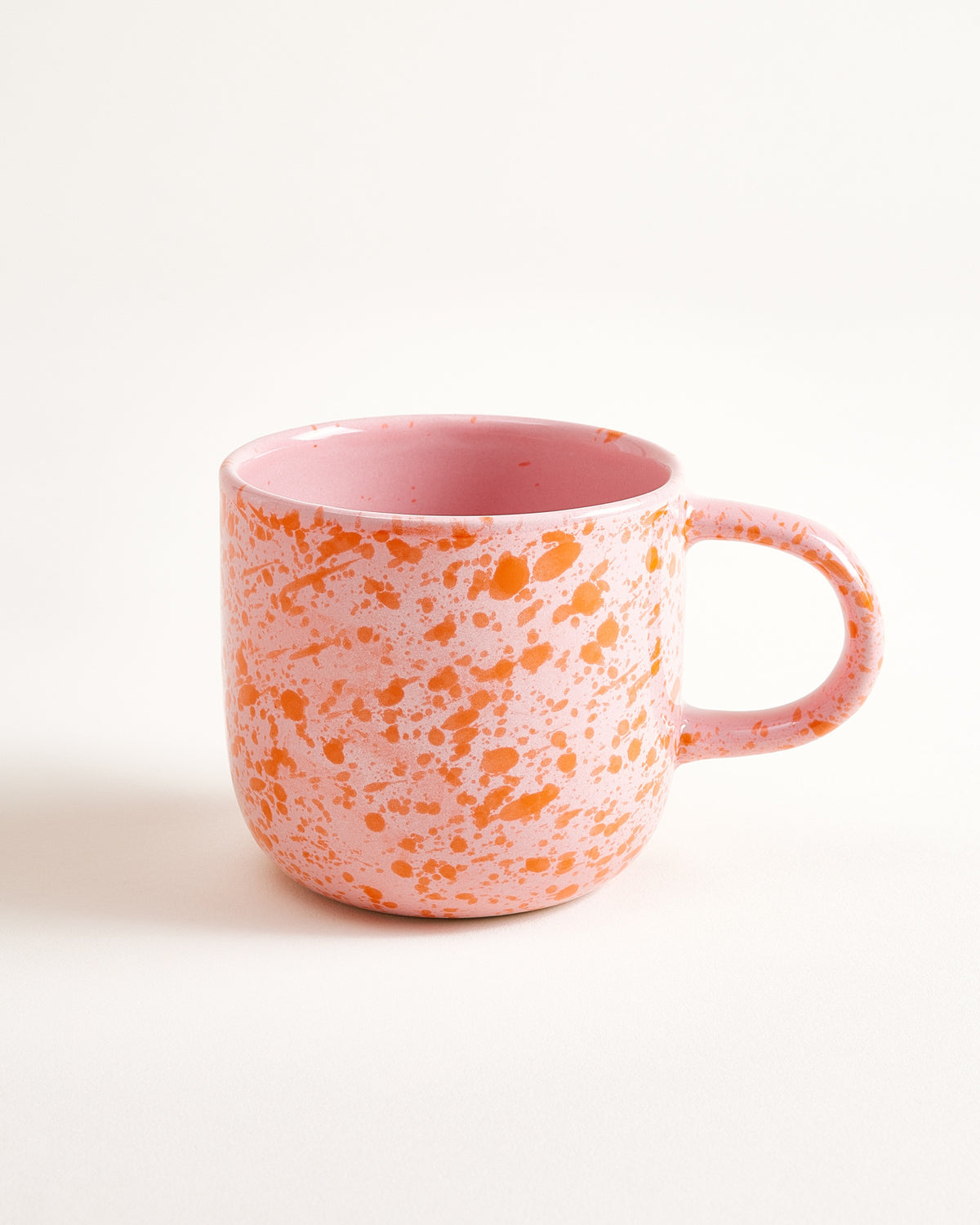 Pinta Tasse groß rosa orange
