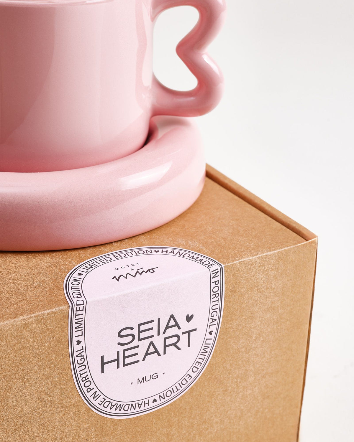 Seia - Set regalo Cuore rosa e bordeaux 5 pezzi